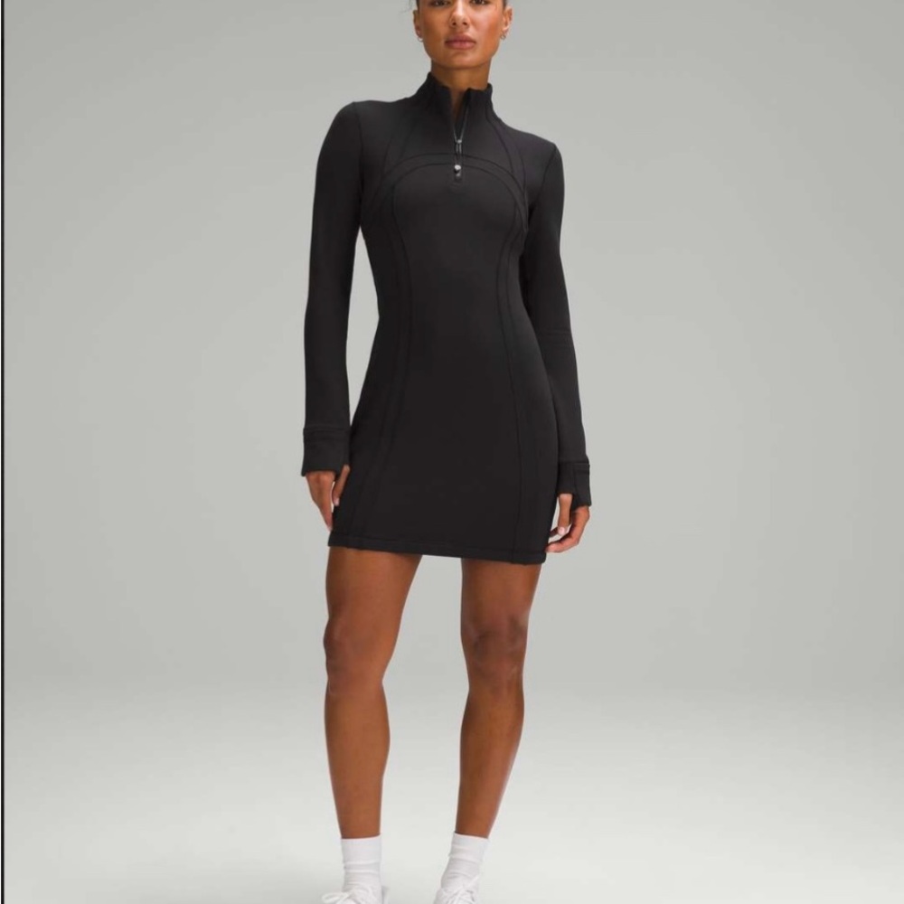 Lululemon Define Long Sleeve Dress black size 4
